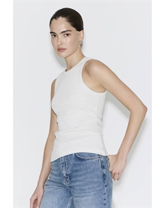 Майка халтер светло-серого цвета 2mood