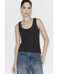 Майка базовая графитового цвета 2mood