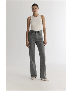 Джинсы Straight Fit ST100 светло-серого цвета 2mood