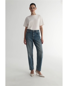 Джинсы Tapered TP201 голубого цвета 2mood