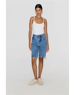 Бермуды из денима голубого цвета 2mood