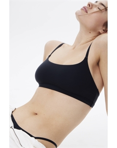 Топ из микрофибры черного цвета 2mood