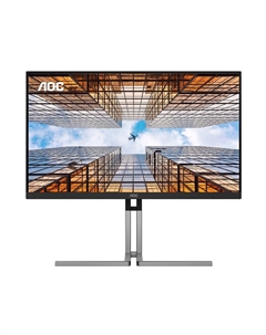 Монитор AOC K27U3D, 27'', 5120 x 2880, IPS, 70 Гц, черный/серебристый Aoc