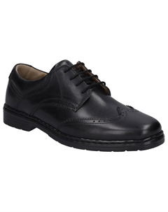 Йозеф Зейбель Будапешт "Аластер 14", очень широкая форма, полуботинки, туфли на шнуровке, черный Josef seibel