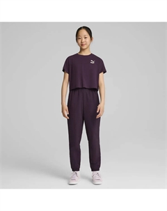 Спортивные брюки "КЛАССИКА свободные брюки для девочек", фиолетовый Puma