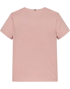 Рубашка с короткими рукавами "HILFIGER NY FOIL REG TEE SS", дети до 16 лет, с тисненым логотипом, цвет Soft Rose Tommy hilfiger