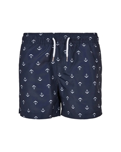 Шорты для плавания « Men's Boys Pattern Swim Shorts», цвет anchor/navy Urban classics