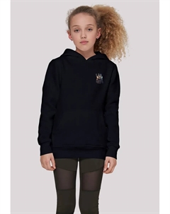 Толстовка "Wizard Cat HOODIE UNISEX", принт, черный F4nt4stic