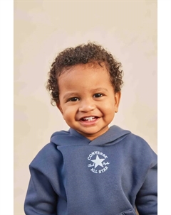 Спортивный костюм конверс "CNVN SUSTAINABLE CORE PO SET", с круглым вырезом, цвет морской волны Converse