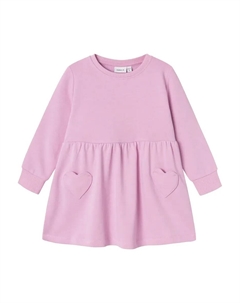 Спортивное платье "NMFKATLA SWEAT DRESS UNB", цвет Pastel Lavender Name it