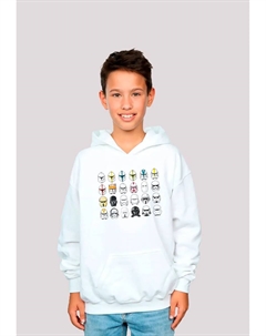 Толстовка "Шлемы пилотов-штурмовиков из "Звездных войн", дети унисекс, товары премиум-класса, для мальчиков, девочек, с принтом, белый F4nt4stic