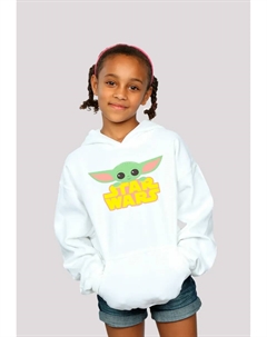 Толстовка "Star Wars The Mandalorian Star Wars", принт, белый F4nt4stic