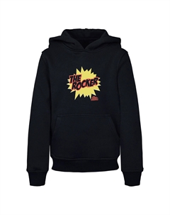 Толстовка с капюшоном « Men's Kids Thin Lizzy - The Rocker Comic Basic Hoody», черный Merchcode