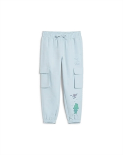 Спортивные брюки "Брюки-карго x Trolls для мальчиков", цвет Frosted Dew Blue Puma