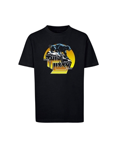 Футболка «Мужская детская футболка Thin Lizzy - Panther Basic», черный Merchcode