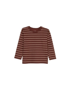 Рубашка с длинными рукавами "с полосками, окрашенными в пряжу", коричневый Marc o'polo