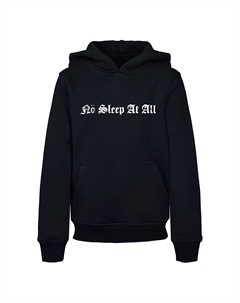Толстовка с капюшоном « Men's Kids Motorhead - No Sleep Text Basic Hoody», черный Merchcode