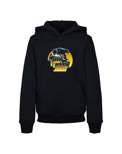 Толстовка с капюшоном « Men's Kids Thin Lizzy - Panther Basic Hoody», черный Merchcode