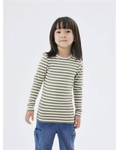 Футболка "NMFSURAJA XSL LS TOP NOOS", зеленый Name it