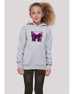 Толстовка "Pink Butterfly HOODIE UNISEX", принт, серый F4nt4stic