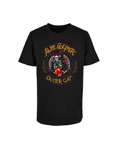 Футболка « Мужская детская футболка Alice Cooper - Gutter Cat Basic Tee 2.0», черный Merchcode