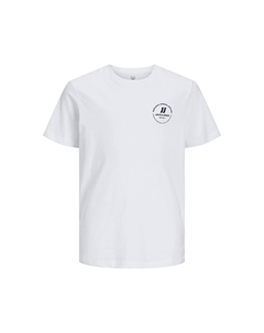 Рубашка с круглым вырезом для подростков "JJESWIFT TEE SS NOOS JNR" Junior, белый Jack & jones