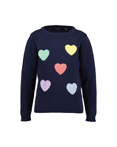 Вязаный свитер « Pullover HAPPY», цвет 564 - ULTRAMARIN Blue seven