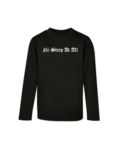 Лонгслив с длинным рукавом « Men's Kids Motorhead - No Sleep Text Longsleeve», черный Merchcode