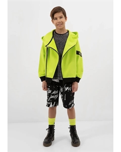 Шорты с принтом по всей поверхности, черный Gulliver