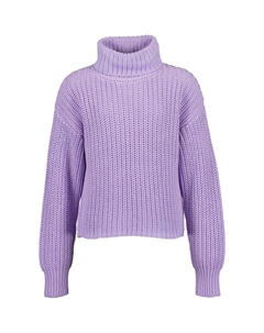 Вязаный свитер «Водолазка », фиолетовый Blue seven