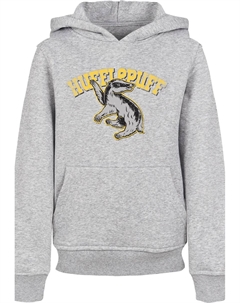 Толстовка "Гарри Поттер Спортивная Эмблема Хаффлпаффа", принт, серый F4nt4stic