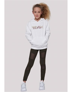 Толстовка "Цветовой код Looney Tunes", принт, белый F4nt4stic