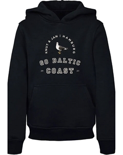 Толстовка "Seagull Knut & Jan Hamburg", принт, черный F4nt4stic