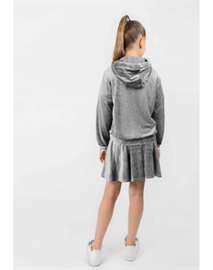 Толстовка с капюшоном отличного кроя, серый Gulliver