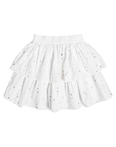 Юбка Brigitte с вышивкой английской вышивкой, белый Molo