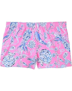 Шорты Aviette Shorts, цвет Rousseau Pink Barefoot Beachcombers Lilly pulitzer kids