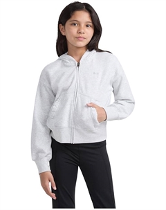 Худи Essential Full Zip Hoodie, цвет ANF Light Grey Heather Abercrombie kids