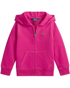 Худи Fleece Full-Zip Hoodie, цвет Preppy Pink Polo ralph lauren kids