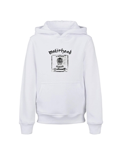 Толстовка с капюшоном « Men's Kids Motorhead - No Sleep At All Basic Hoody», белый Merchcode