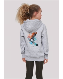 Толстовка "Сноубордист", принт, серый F4nt4stic