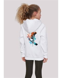 Толстовка "Сноубордист", принт, белый F4nt4stic