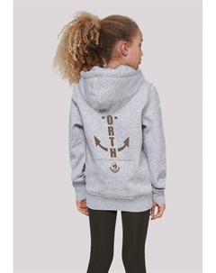 Толстовка "North Anker Knut & Jan Hamburg", принт, серый F4nt4stic