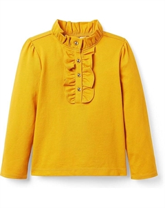 Топ Ruffle Top, желтый Janie and jack