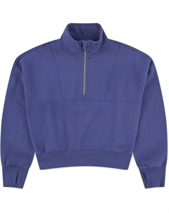 Пуловер Essential Quarter Zip Pullover, цвет Skipper Blue Abercrombie kids