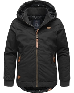 Зимняя куртка "Кристла", с капюшоном, куртка с капюшоном на флисовой подкладке, черный Ragwear