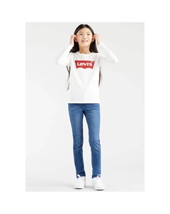 Детская рубашка с длинными рукавами "LS BATWING TEE", для ДЕВОЧЕК Kids, белый Levi's®