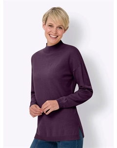 Свитер с воротником стойкой "Oversized Pullover", цвет Traube Classic basics