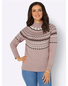 Вдохновение жаккардовый свитер "Пуловер", лиловый Inspirationen