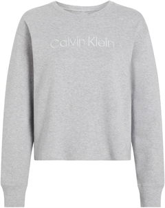 Толстовка Underwear "RELAXED CREW PULLOVER" с надписью-логотипом, серый Calvin klein