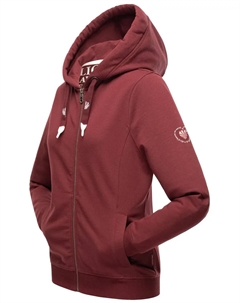 Толстовка с капюшоном "Волосы ангела", спортивная толстовка на молнии с толстыми шнурками-кулисками, красный Navahoo